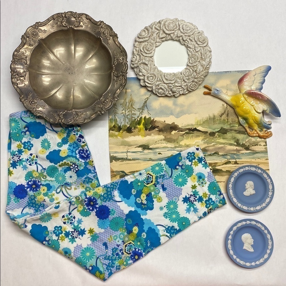 TABLEAU in BLUE Seven Curated Vintage Pieces